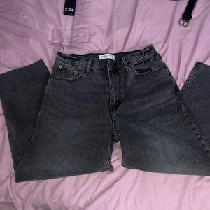 Abercrombie & fitch 80s mom high rise